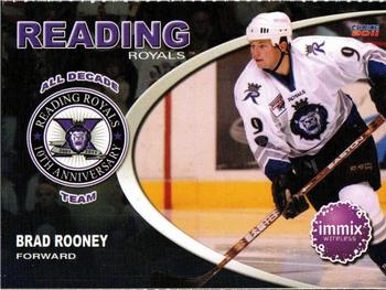 2010-11 Reading Royals (ECHL) 10th Anniversary #B-2 Brad Rooney Front