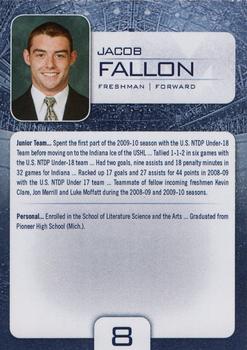 2010-11 Michigan Wolverines (NCAA) #7 Jacob Fallon Back