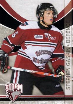 2010-11 M&T Printing Guelph Storm (OHL) #B-03 Stephen Gaskin Front