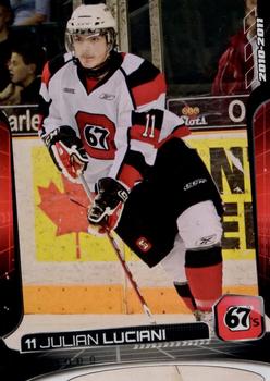2010-11 Extreme Ottawa 67's OHL #6 Julian Luciani Front