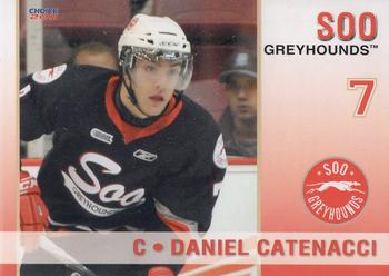 2010-11 Choice Sault Ste. Marie Greyhounds (OHL) #4 Daniel Catenacci Front
