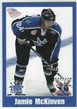 2007-08 RBI Sports Augusta Lynx (ECHL) #NNO Jamie McKinven Front