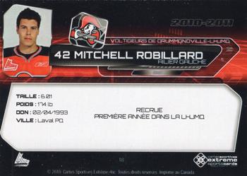 2010-11 Extreme Drummondville Voltigeurs (QMJHL) #18 Mitchell Robillard Back