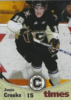2010-11 Chilliwack Bruins (WHL) #12 Jamie Crooks Front