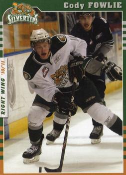 2010-11 Grandstand Everett Silvertips (WHL) #NNO Cody Fowlie Front