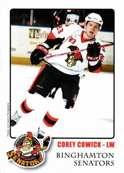2011-12 Binghamton Senators (AHL) #7 Corey Cowick Front