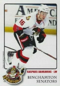 2011-12 Binghamton Senators (AHL) #9 Kaspars Daugavins Front
