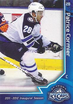 2011-12 Choice St. John's IceCaps (AHL) #20 Patrice Cormier Front