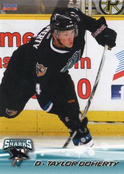 2011-12 Choice Worcester Sharks (AHL) #13 Taylor Doherty Front