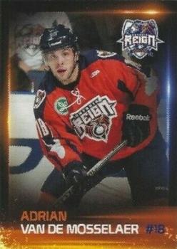 2011-12 Ontario Reign (ECHL) #NNO Adrian Van de Mosselaer Front