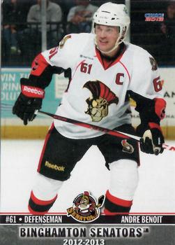 2012-13 Choice Binghamton Senators (AHL) #1 Andre Benoit Front