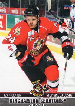 2012-13 Choice Binghamton Senators (AHL) #8 Stephane Da Costa Front
