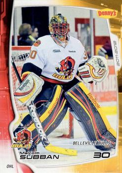 2011-12 Extreme Belleville Bulls (OHL) #21 Malcolm Subban Front