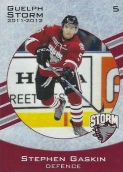 2011-12 M&T Printing Guelph Storm (OHL) #NNO Stephen Gaskin Front