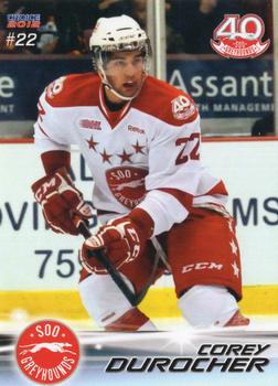 2011-12 Choice Sault Ste. Marie Greyhounds (OHL) #19 Corey Durocher Front