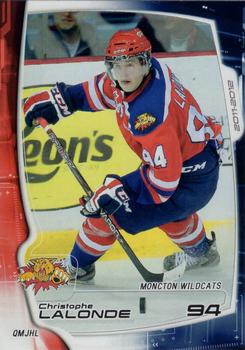 2011-12 Extreme Moncton Wildcats (QMJHL) #25 Christophe Lalonde Front