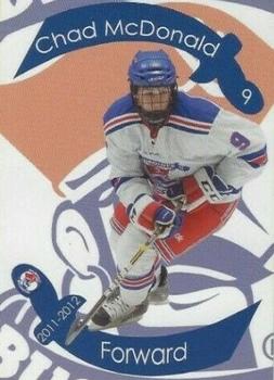 2011-12 Des Moines Buccaneers (USHL) #NNO Chad McDonald Front