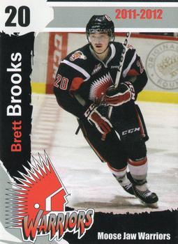2011-12 Moose Jaw Warriors (WHL) #18 Brett Brooks Front