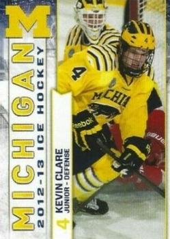 2012-13 Michigan Wolverines (NCAA) #NNO Kevin Clare Front