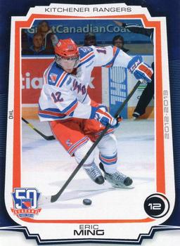2012-13 Extreme Kitchener Rangers (OHL) #10 Eric Ming Front