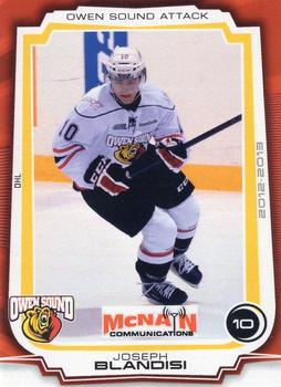 2012-13 Extreme Owen Sound Attack (OHL) #8 Joseph Blandisi Front