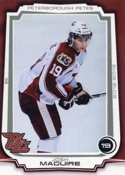 2012-13 Extreme Peterborough Petes (OHL) #16 Josh Maguire Front