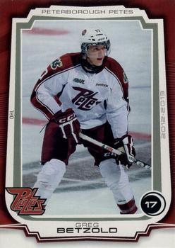 2012-13 Extreme Peterborough Petes (OHL) #25 Greg Betzold Front