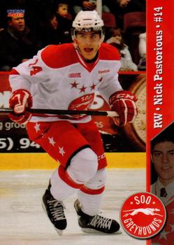 2012-13 Choice Sault Ste. Marie Greyhounds (OHL) #8 Nick Pastorious Front
