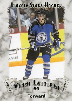 2012-13 Blueline Booster Club Lincoln Stars (USHL) #6 Vinni Lettieri Front