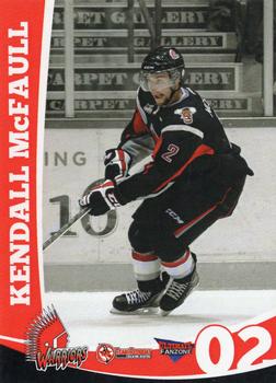 2012-13 Moose Jaw Warriors (WHL) #NNO Kendall McFaull Front