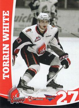 2012-13 Moose Jaw Warriors (WHL) #NNO Torrin White Front