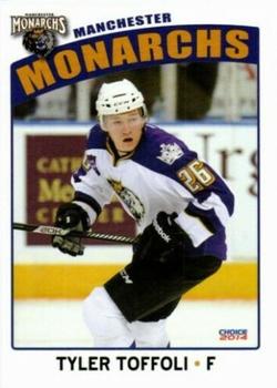 2013-14 Choice Manchester Monarchs (AHL) #22 Tyler Toffoli Front