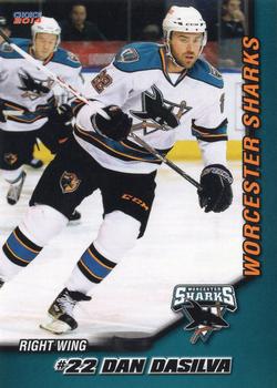 2013-14 Choice Worcester Sharks (AHL) #5 Dan DaSilva Front