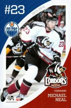 2013-14 Bakersfield Condors (ECHL) #NNO Michael Neal Front