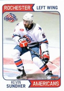 2014-15 Choice Rochester Americans (AHL) #24 Kevin Sundher Front