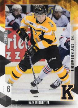 2014-15 Extreme Kingston Frontenacs OHL #4 Nathan Billitier Front