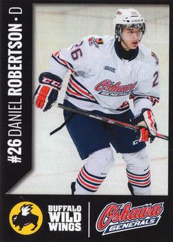 2014-15 Buffalo Wild Wings Oshawa Generals (OHL) #18 Daniel Robertson Front