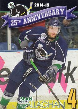 2014-15 Plymouth Whalers (OHL)  25th Anniversary Set #NNO Sean Callaghan Front