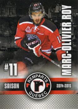 2014-15 Imaginaire.com Quebec Remparts (QMJHL) #6 Marco Roy Front