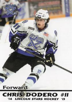 2014-15 Blueline Booster Club Lincoln Stars (USHL) #10 Christopher Dodero Front