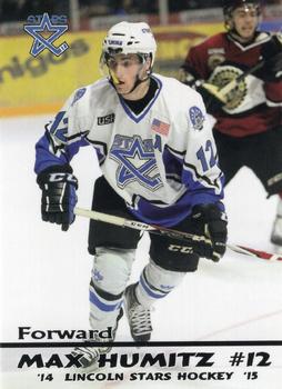 2014-15 Blueline Booster Club Lincoln Stars (USHL) #11 Max Humitz Front