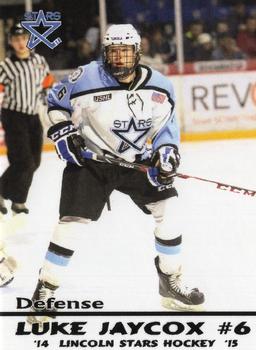 2014-15 Lincoln Stars (USHL) Series 2 #1T Luke Jaycox Front