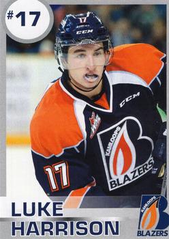 2014-15 Kamloops Blazers (WHL) #8 Luke Harrison Front