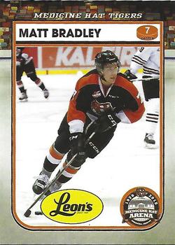 2014-15 Medicine Hat Tigers (WHL) #6 Matthew Bradley Front