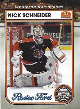 2014-15 Medicine Hat Tigers (WHL) #23 Nick Schneider Front