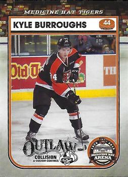 2014-15 Medicine Hat Tigers (WHL) #25 Kyle Burroughs Front