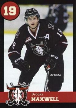 2014-15 Red Deer Rebels (WHL) #NNO Brooks Maxwell Front