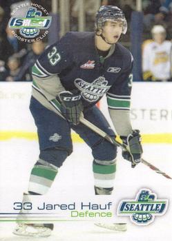 2014-15 Booster Club Seattle Thunderbirds (WHL) #24 Jared Hauf Front