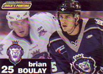2007-08 Rieck's Printing Reading Royals (ECHL) #3 Brian Boulay Front