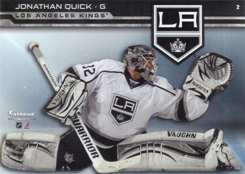 2013 Fathead NHL Tradeables #2 Jonathan Quick Front